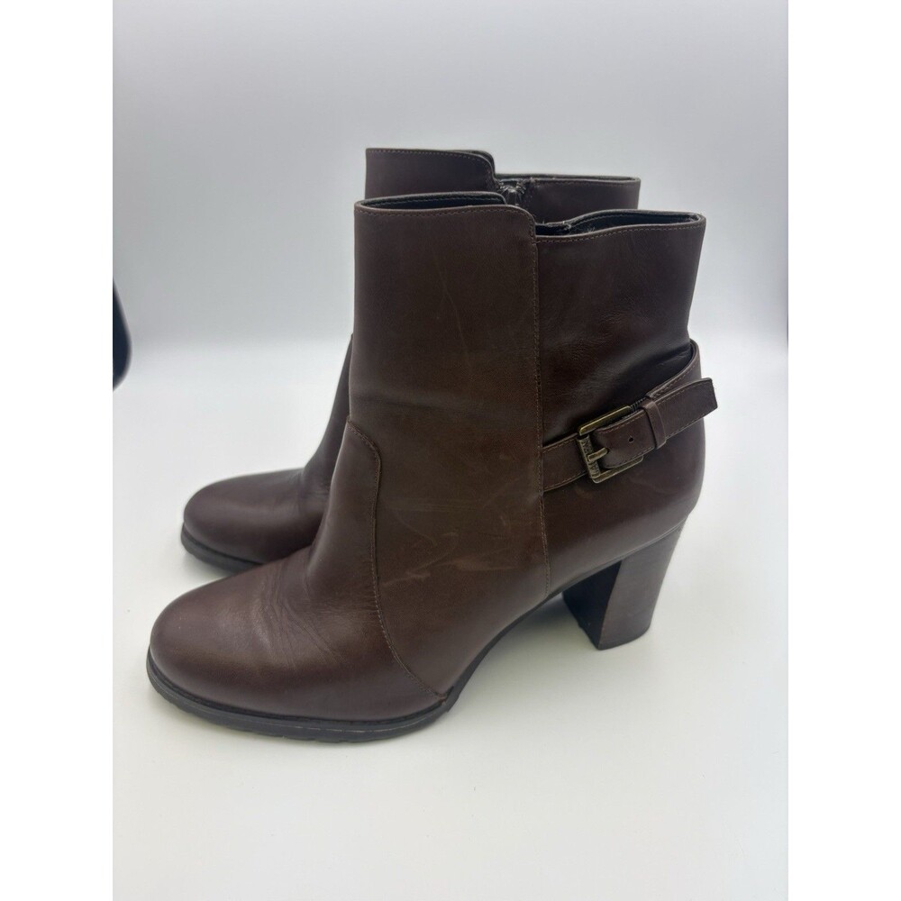 Lauren Ralph Lauren Cabrey Brown Leather Boot 9B